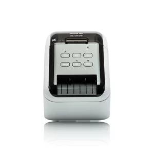 Impresora de etiquetas Brother QL810W, térmica directa, Wifi, imprime etiquetas de papel de hasta 2.4 pulgadas de ancho y hasta 110 etiquetas/minuto