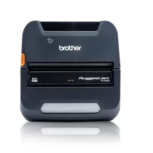 Impresora portatil para etiquetas y tickets Brother RJ4230BL, térmica directa, USB, Mfi, BT, imprime etiquetas y tickets de hasta 4.09 pulgadas de ancho