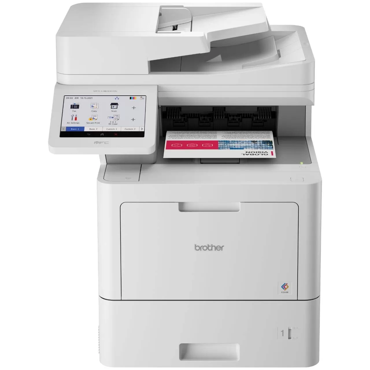 Multifuncional Láser Color Brother Valor MFCL9630CDN, 42 ppm B/N/Color, Full Dúplex, Gigabit Ethernet, Cama Plana Oficio, Tóners hasta 15,000 págs