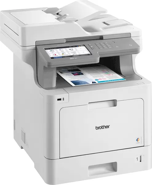 Multifuncional Láser Color Brother Valor MFCL9570CDW, 33 ppm B/N/Color, Full Dúplex, Gigabit Ethernet, Wifi, Cama Plana Oficio, Tóners de hasta 9,000 págs - Imagen 3