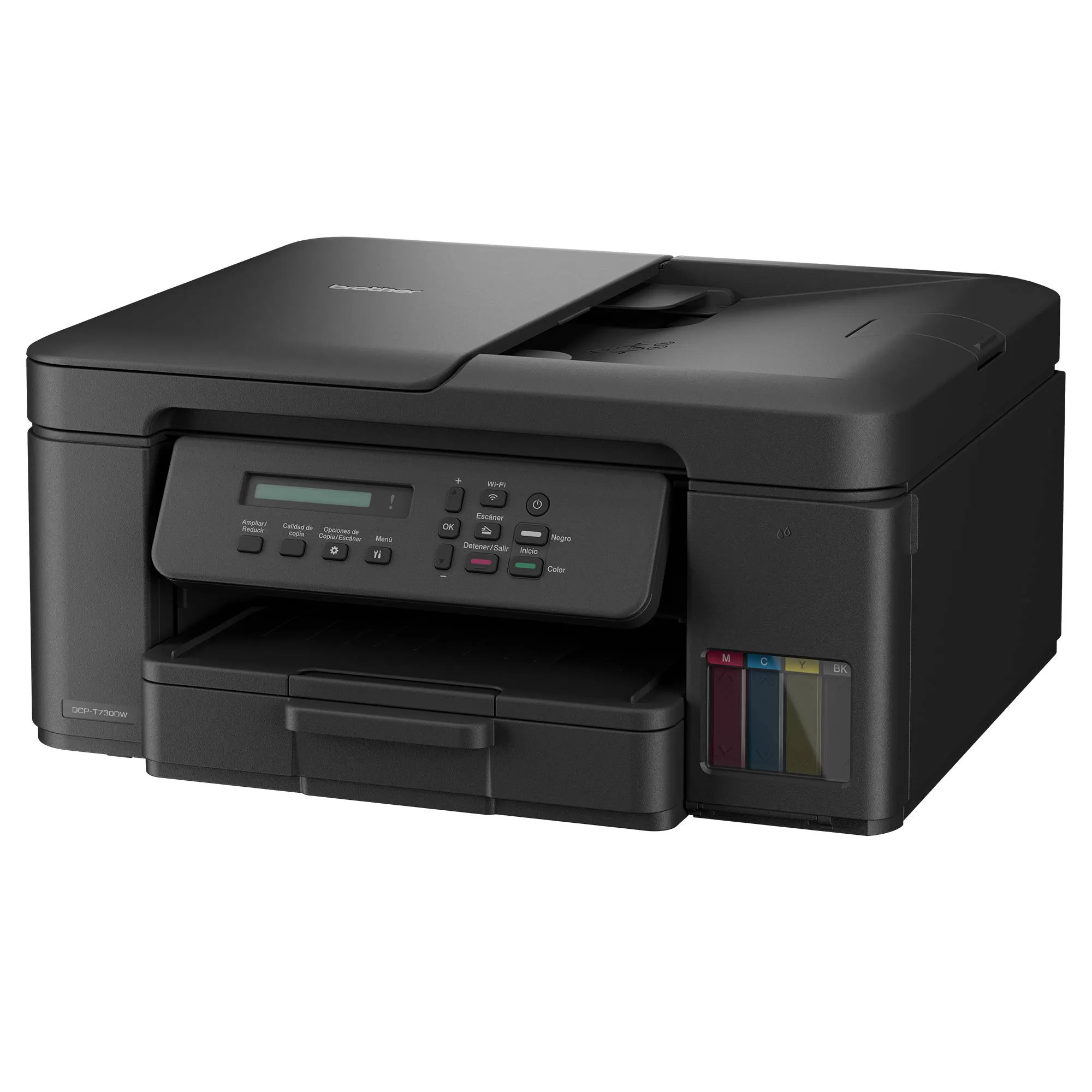 Multifuncional Tinta Continua Brother DCPT730DW, impresión dúplex, 27 ppm negro/23 ppm color, USB 2.0, Wifi 2.4/5Ghz, cama plana color tamaño carta - Imagen 2