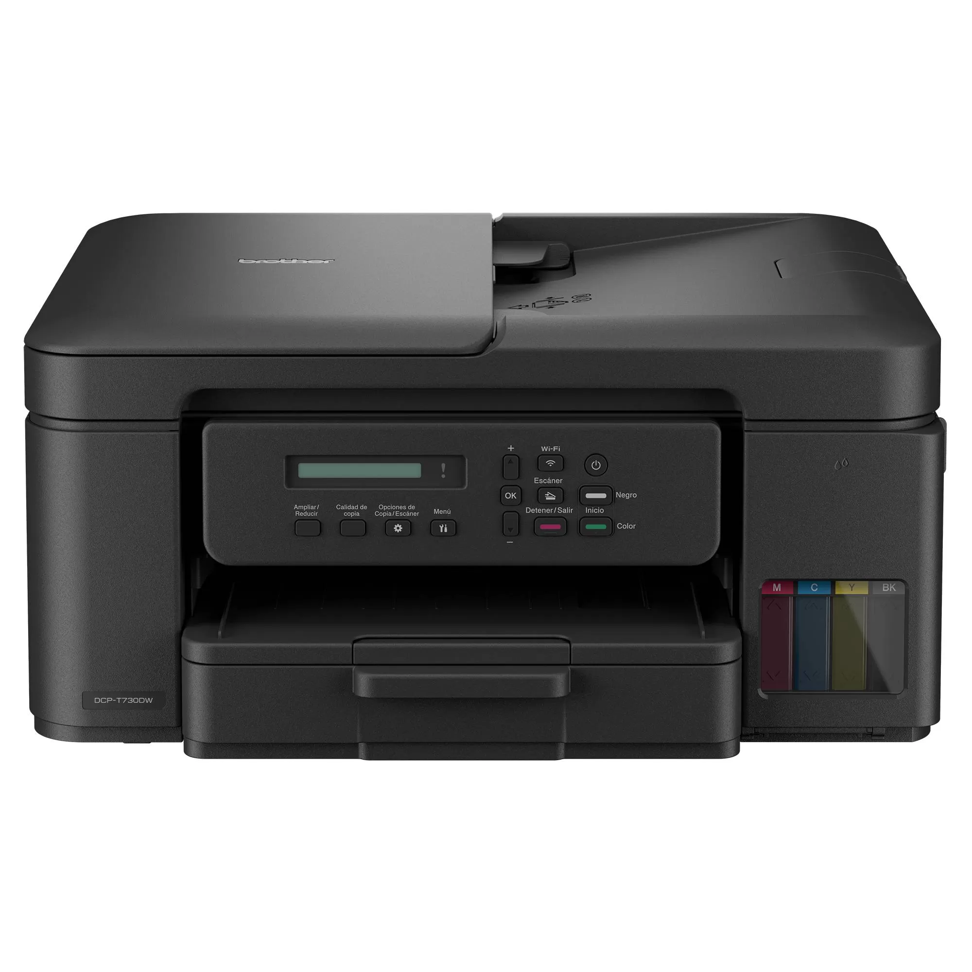 Multifuncional Tinta Continua Brother DCPT730DW, impresión dúplex, 27 ppm negro/23 ppm color, USB 2.0, Wifi 2.4/5Ghz, cama plana color tamaño carta - Imagen 3