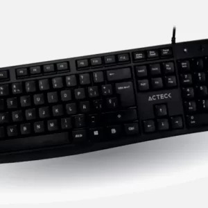 Kit Teclado Estándar y Mouse ACTECK AC-928984 , Estándar, 105 teclas, Negro