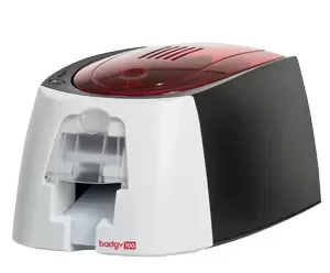 Kit Badgy EVOLIS, PVC, Negro, Rojo, Color blanco, Pintar por sublimación/Transferencia térmica, Kit de Credencializacion