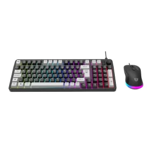 Kit Teclado y Mouse Squad Conquest MG515 Balam Rush Azender Series, Iluminacion RGB, Color Negro. AC-940443