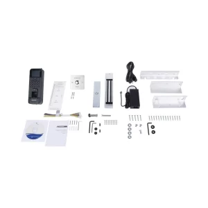 Kit Control de Acceso TODO INCLUIDO, Lector de Huellas 3,000 y Tarjetas 3,000, Compatible Hik-Connect para monitoreo remoto