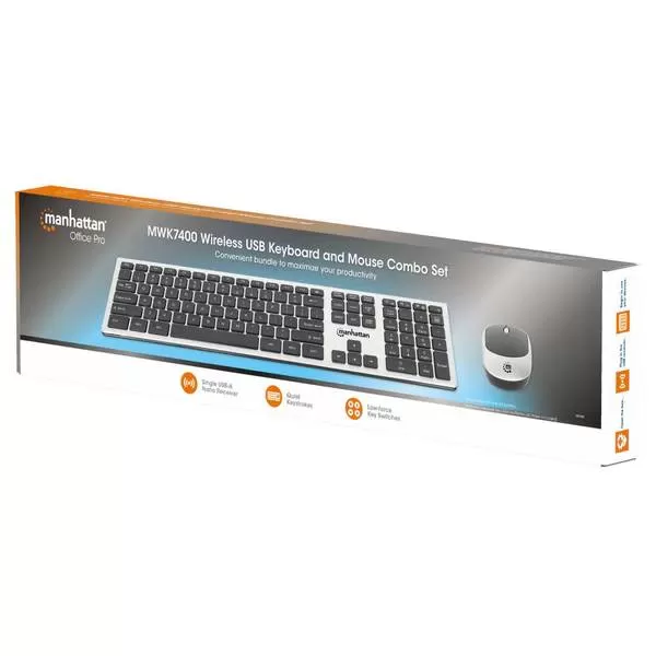 180788 TECLADO YMOUSE OPTICO INALAMBRICO - Imagen 2