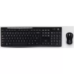 Kit de Teclado y Mouse LOGITECH MK270, Estándar, Negro, 10 m