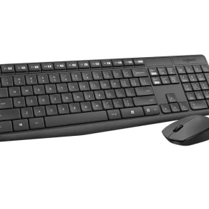 Kit de Teclado y Mouse LOGITECH , Negro, 10 m