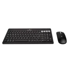 Kit Teclado + Mouse Recargable Inalámbrico + BT Zebrary Color Negro | PERFECT CHOICE