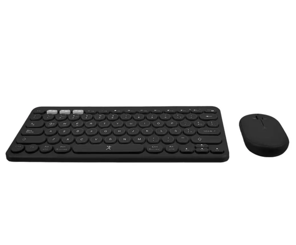 Kit de Teclado y Mouse Inalámbrico Bluetooth Dual 2.4GHz Froyo Color Negro| PERFECT CHOICE - Imagen 2