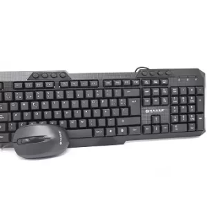Kit Teclado y Mouse Naceb Technology NA-618N, Estándar, Negro