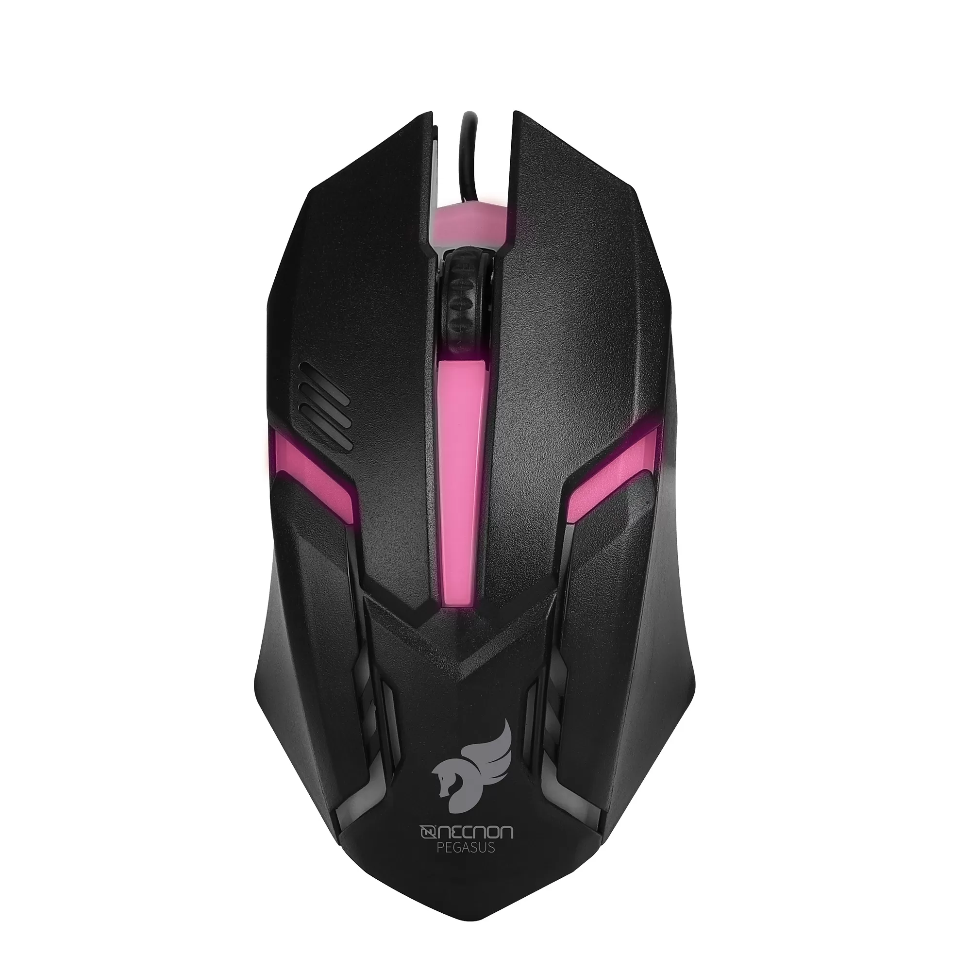 KIT GAMING 4 EN 1 NGC-PEGASUS AUDIFONOS LED TECLADO 104 BOTONES MOUSE 3 BOTONES 1000DPI MOUSEPAD ROJO - Imagen 2