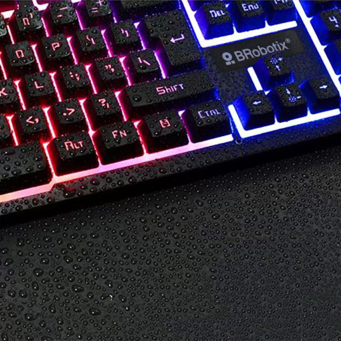 Teclado y Mouse USB RGB Negro BROBOTIX 458977 , Negro, DPI ajustables: 800 / 1600 / 2000 / 2400 - Imagen 7