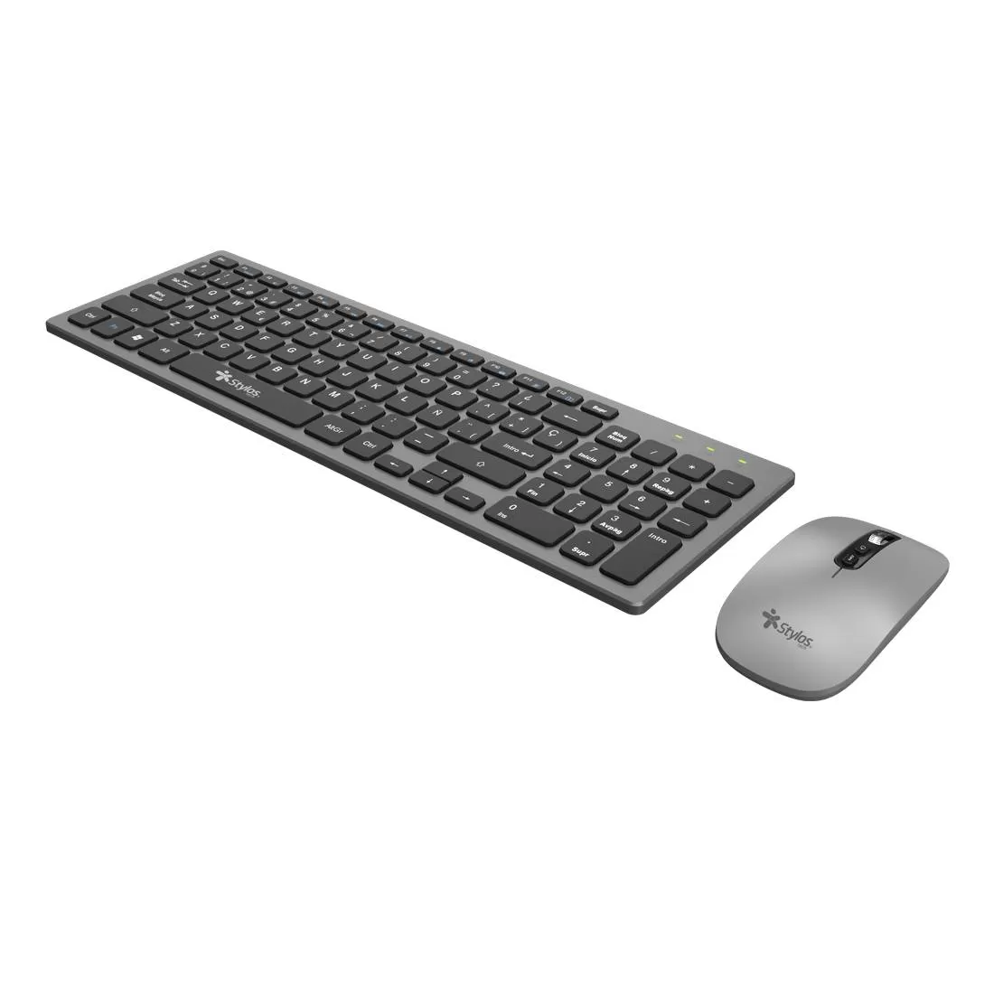 Combo Inalámbrico Recargable 2 en 1 Stylos STPKTM6G Teclado 96% Membrana 96 teclas Conexión USB Nano - Imagen 2