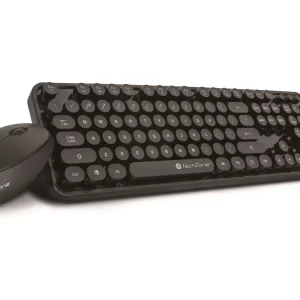 Kit Nifty TechZone combo inalámbrico con conexión USB, mouse 1600 DPI´s, teclado con 104 teclas tipo QWERTY, 1 año de garantía.