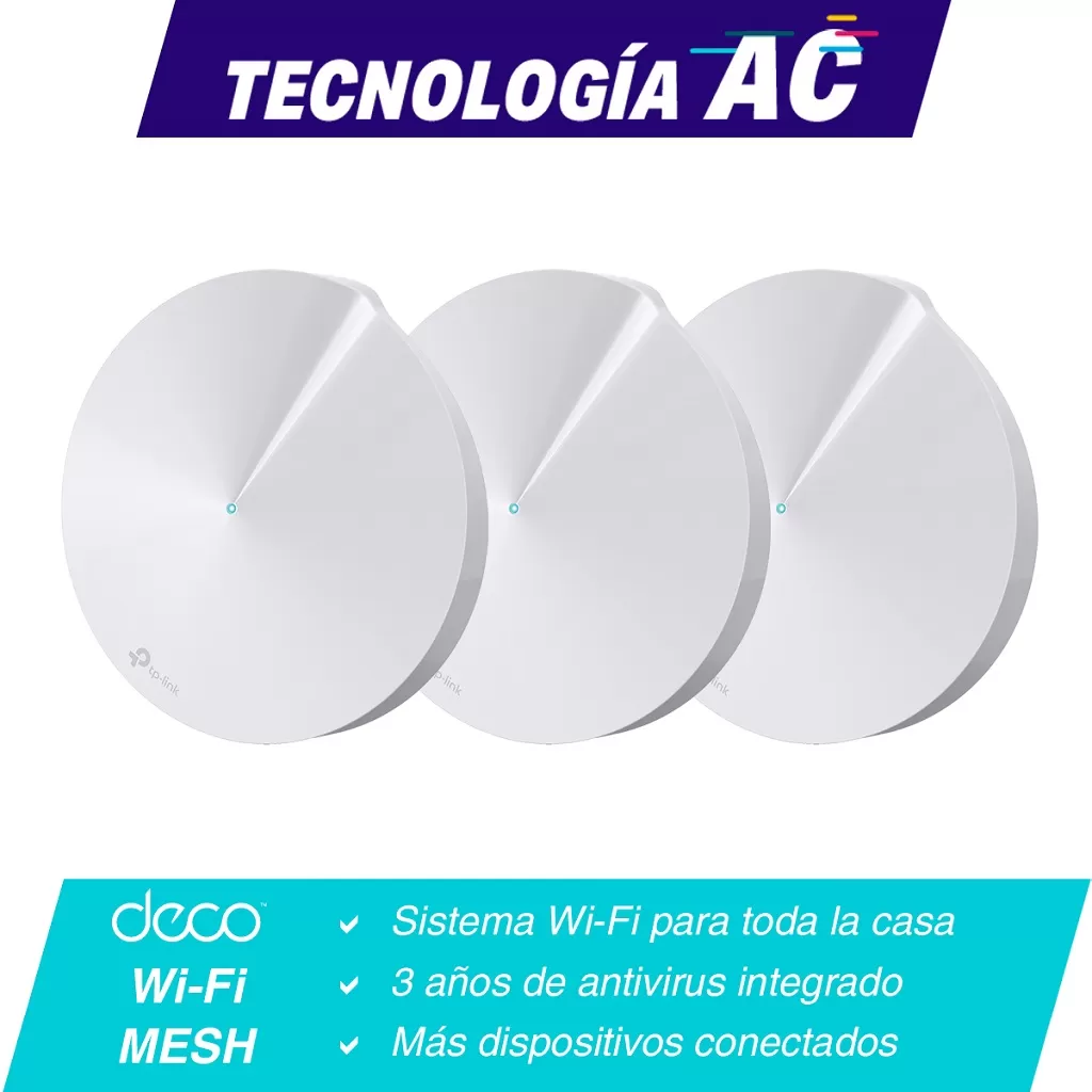 SISTEMA WIFI MESH AC1300 (DECO M5(3-PACK)) PARA CONEXIONES EN TODO EL HOGAR - Imagen 5