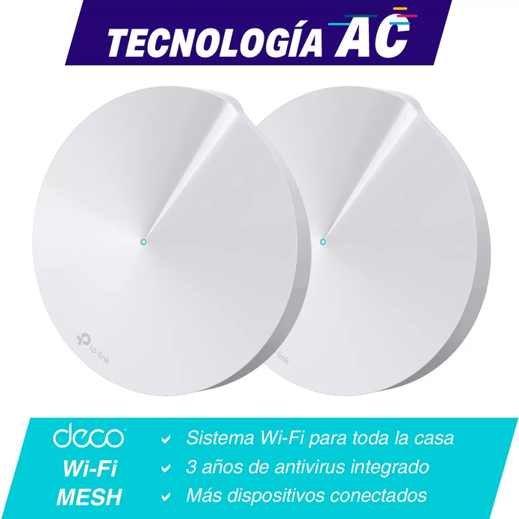 SISTEMA WIFI MESH AC1300 PARA CONEXIONES EN TODO EL HOGAR (DECO M5(2-PACK)) - Imagen 4