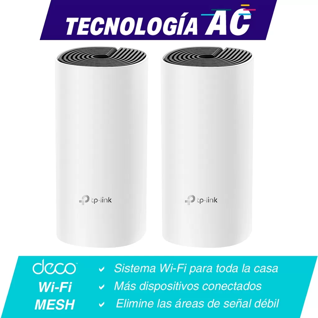 SISTEMA WIFI MESH AC1200 DECO M4(2-PACK) PARA CONEXIONES EN TODO EL HOGAR - Imagen 2