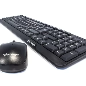 KIT TECLADO Y MOUSE VORAGO KM-302 INALAMBRICO NEGRO