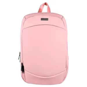 PC-085140 Mochila para laptop 15.6 Anti-salpicaduras Expandible Modelo Obsidia Color Rosa | PERFECT CHOICE: Perfecta para laptops de hasta 15.6 Pulgadas