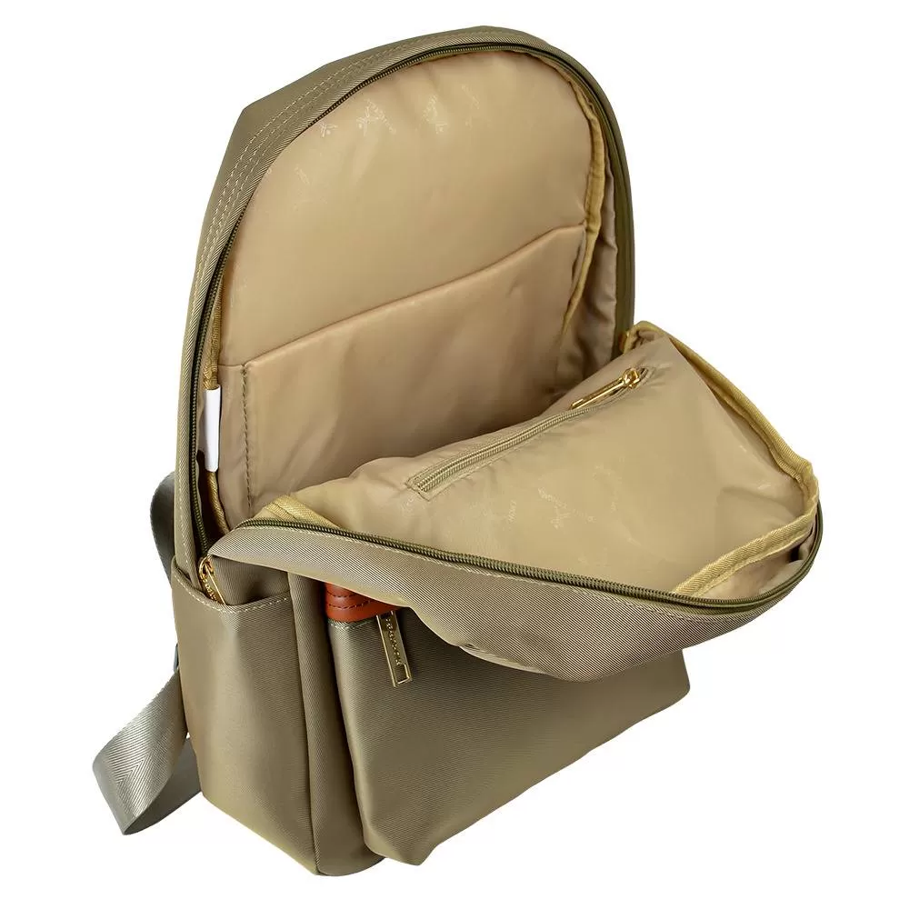 PC-084884 Mochila de mujer para laptop 15.6 Pulgadas Diseño Ejecutivo Sahara | PERFECT CHOICE - Imagen 2