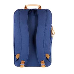 Backpack ECO HERO Techzone de 15.6 , 2 compartimientos, 1 acolchado para laptop, color Azul, GARANTIA LIMITADA DE POR VIDA.