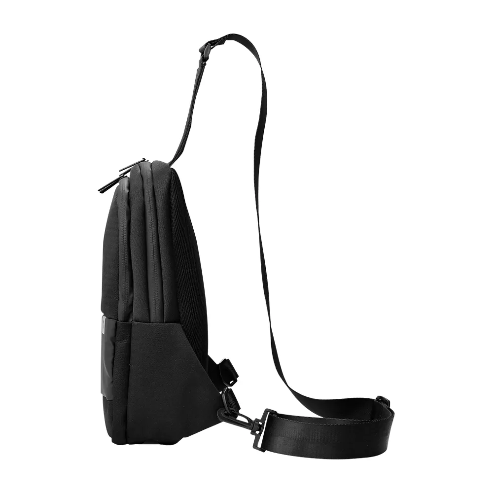MOCHILA PECHERA CRUZADA VORAGO CB-300 POLYESTER NEGRA - Imagen 2