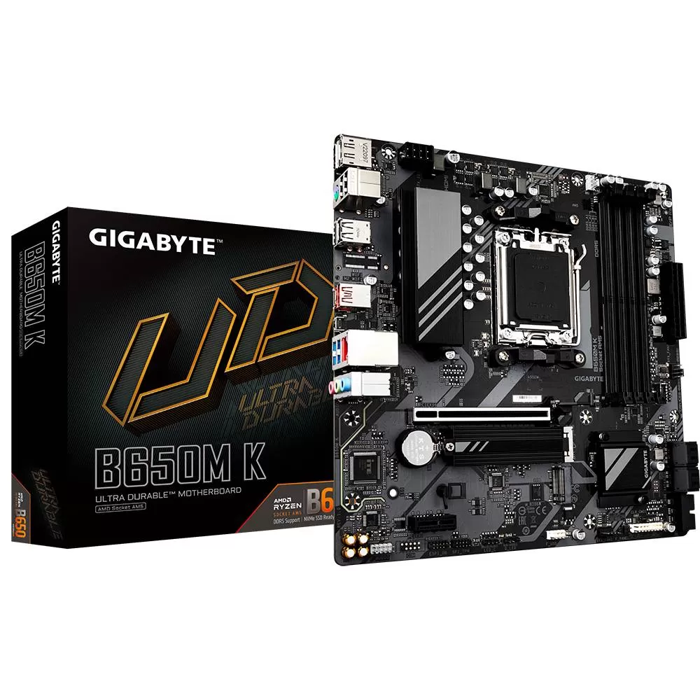 TARJETA MADRE GIGABYTE MICRO ATX, B650M K, DDR5. 256 GB, AM5, PARA AMD - Imagen 4