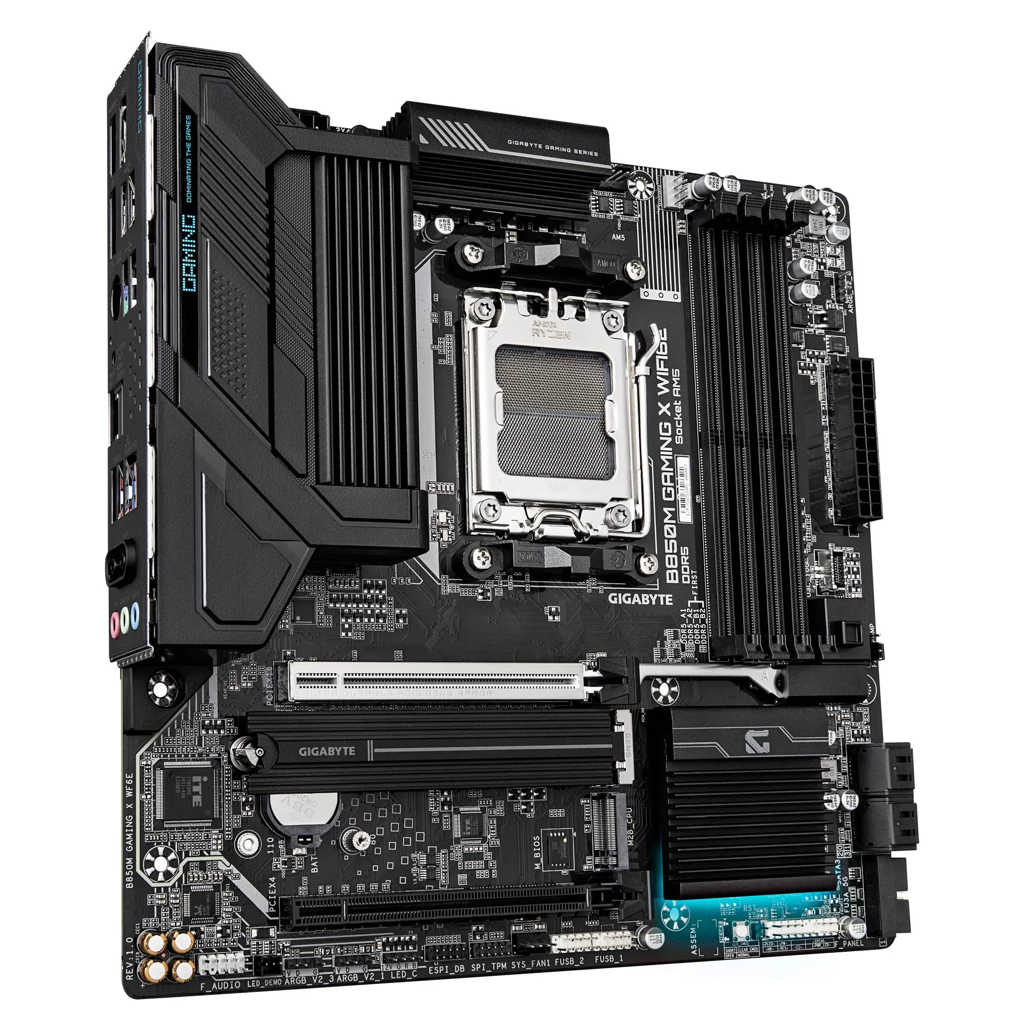 Motherboards GIGABYTE B850M GAMING X WF6E, DDR5, 256 GB, AMD, Micro ATX - Imagen 2
