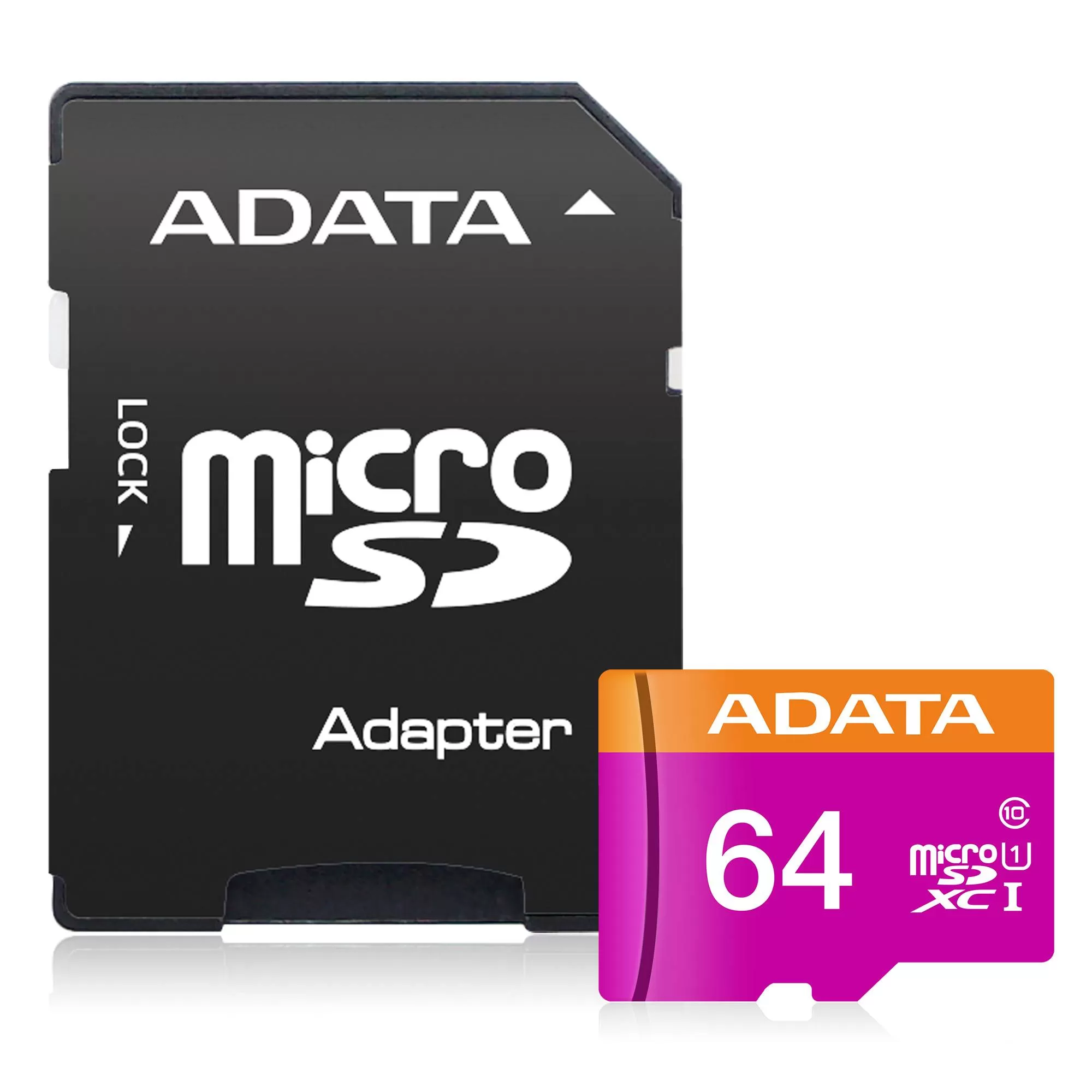 Memoria Micro SD ADATA UHS-I U1, 64 GB, 30 MB/s, 10 MB/s, Negro