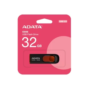 Memoria USB ADATA C008, Negro, 32 GB, USB 2.0