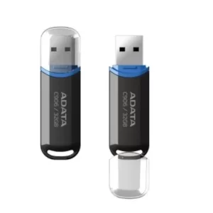 Memoria USB ADATA AC906-32G-RBK , Negro, 32 GB
