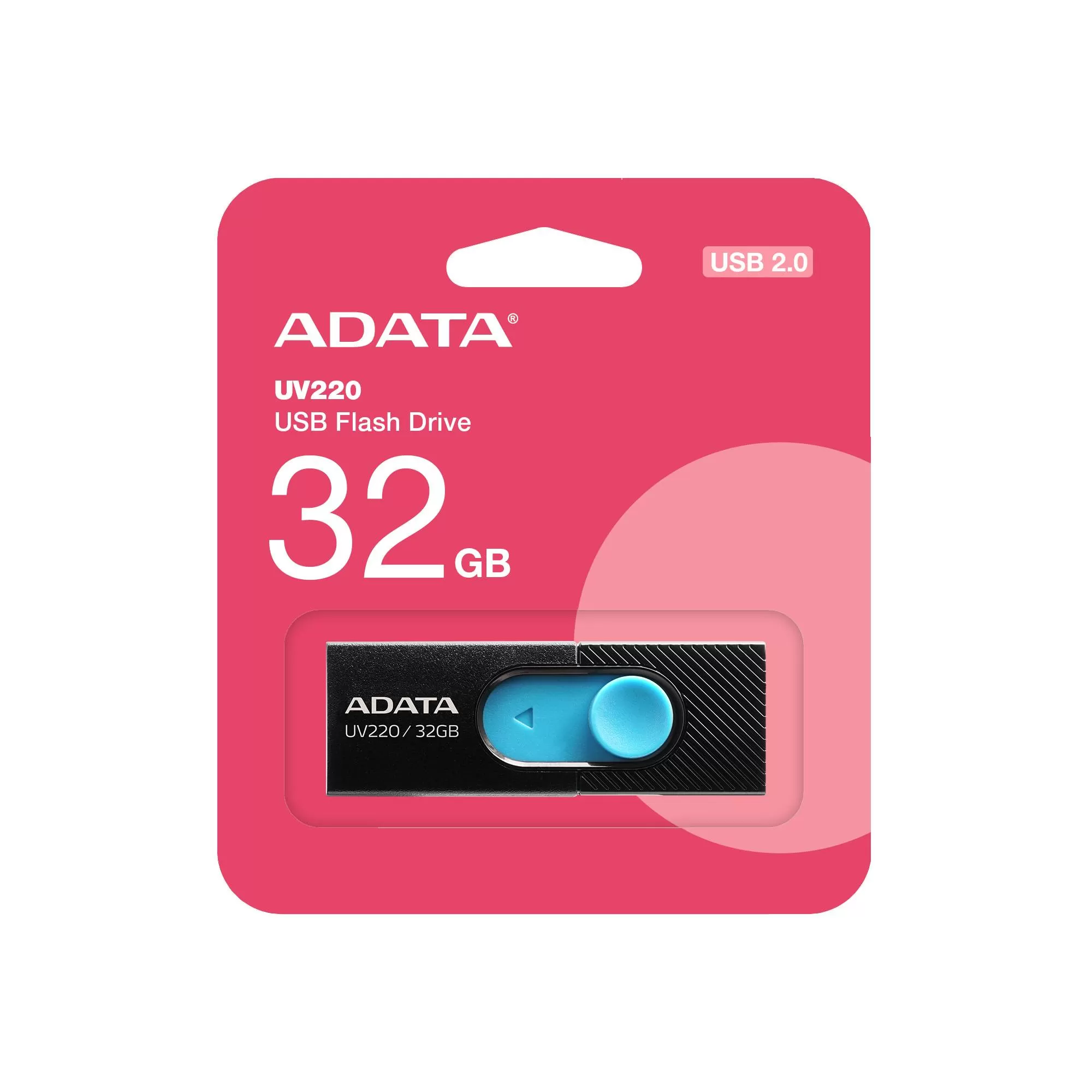 Memorias USB ADATA UV220, Negro, 32 GB - Imagen 2