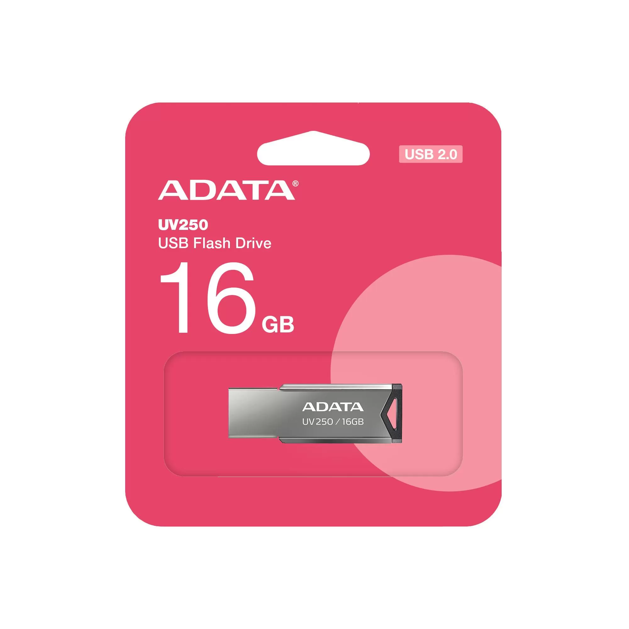 Memoria USB 2.0 ADATA AUV250-16G-RBK, Plata, 16 GB, USB tipo A - Imagen 3
