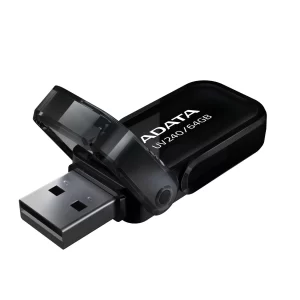 Memoria USB ADATA AUV240-64G-RBK, Negro, 64 GB
