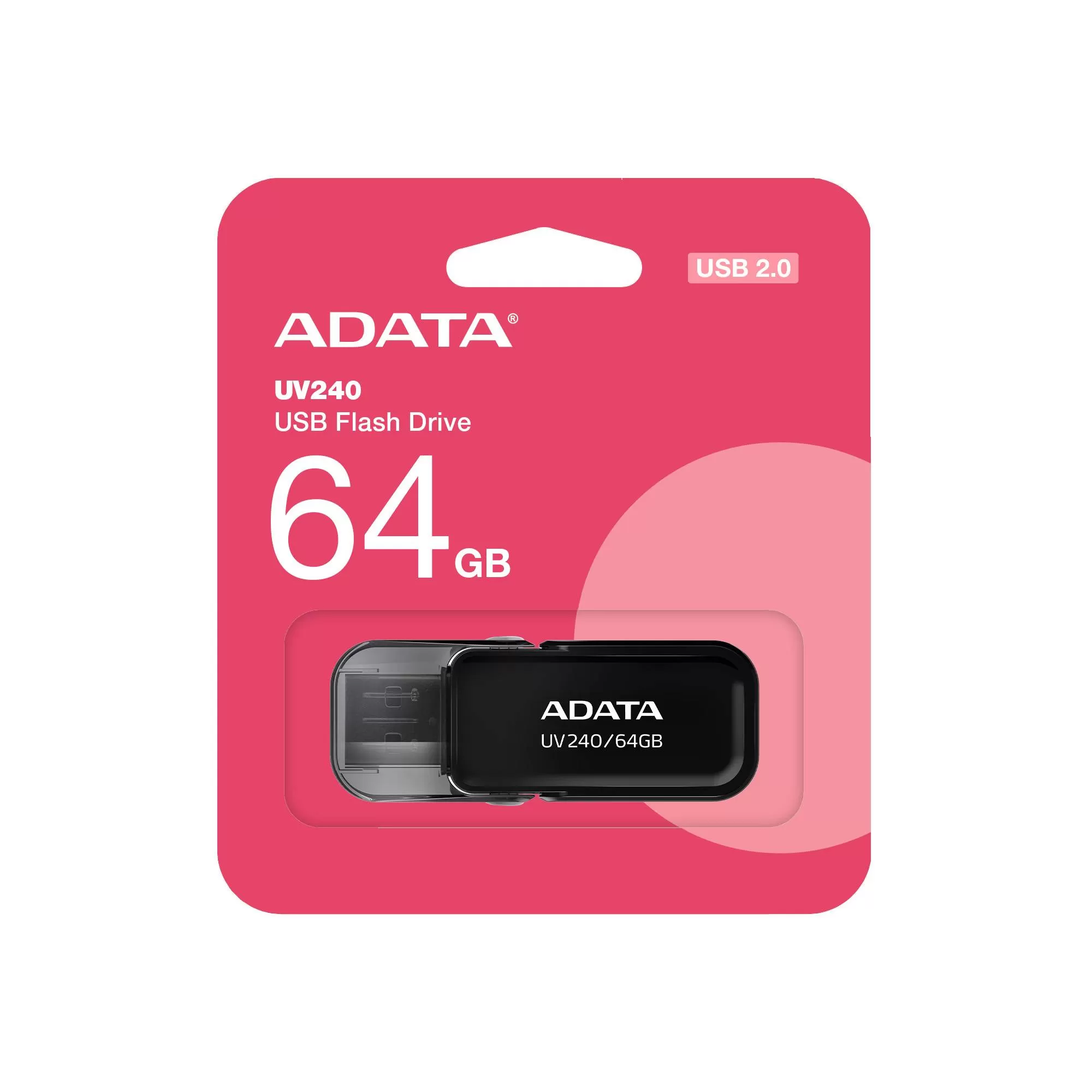 Memoria USB ADATA AUV240-64G-RBK, Negro, 64 GB - Imagen 2