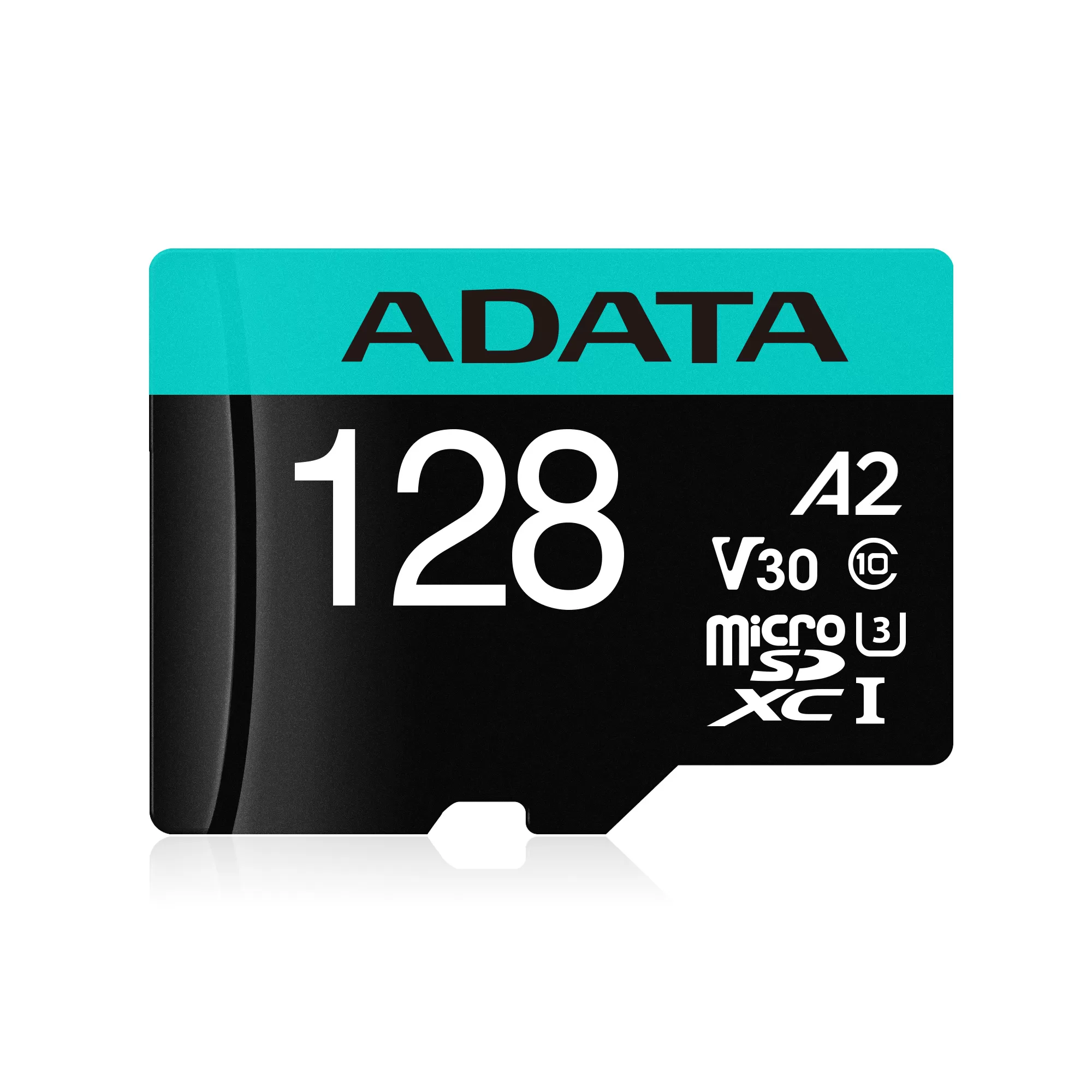 Micro Secure Digital ADATA microSDXC/SDHC UHS-I U3 V30 128GB Clase 10 (A2), Velocidad de lectura / escritura 100/85 (MB/s) - Imagen 2