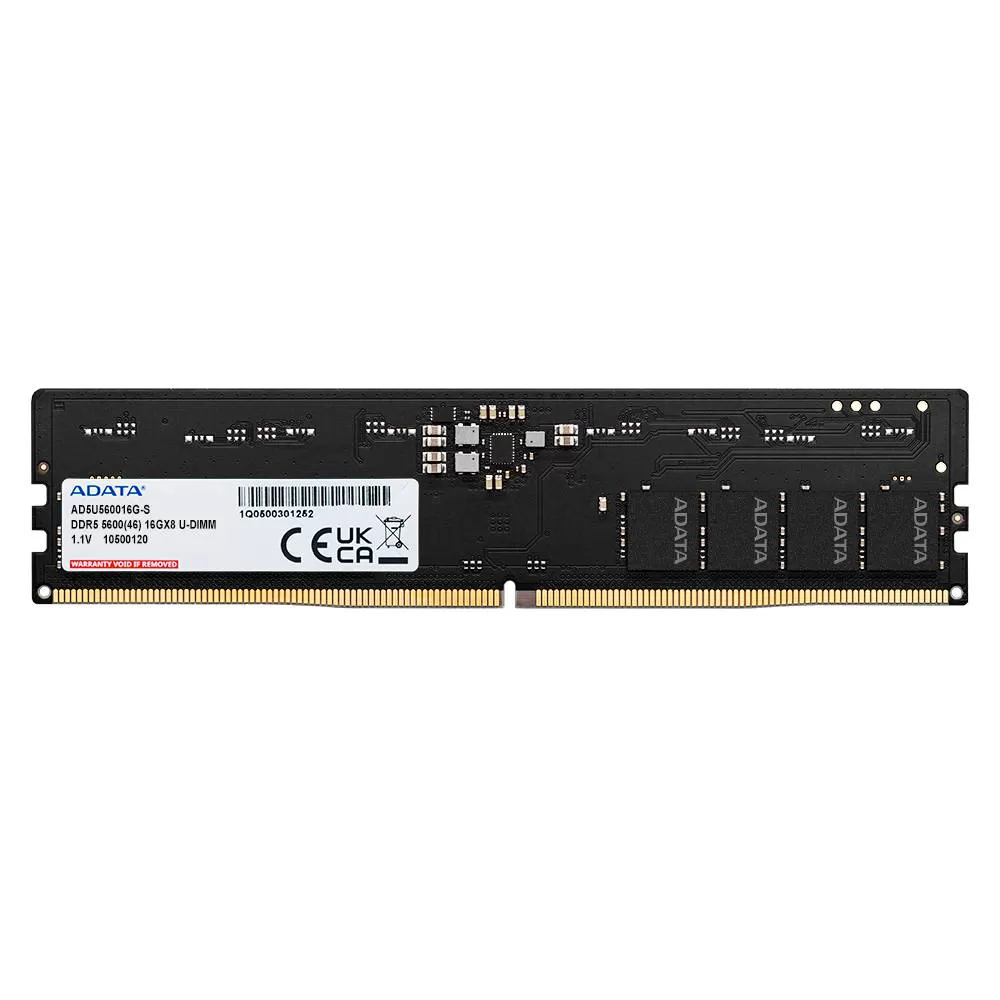 Memoria RAM ADATA, DDR5 16GB UDIMM 5600MHz. NP. AD5U560016G-S