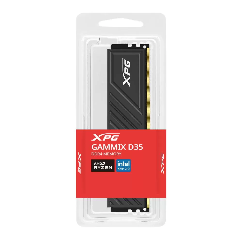 Memoria RAM ADATA XPG GAMMIX D35, DDR4 16GB UDIMM 3200MHz. Disipador NEGRO. AX4U320016G16A-SBKD35 - Imagen 3