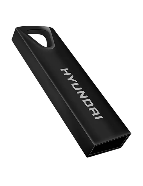 Memoria USB HYUNDAI U2BK/16GAB, Negro, 16 GB, USB 2.0 - Imagen 2