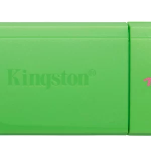 MEMORIA USB KINGSTON DATATRAVELER EXODIA M 128GB 3.2 GEN 1 RETRÁCTIL VERDE NEON