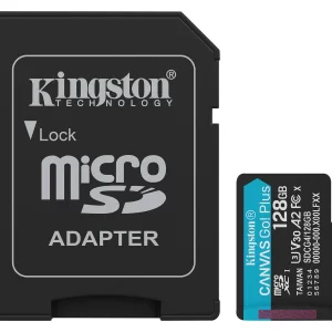 MEMORIA MICROSD KINGSTON CANVAS GO! PLUS GEN4 128GB R.200MB/S CL10 UHS-I U3 V30 A2