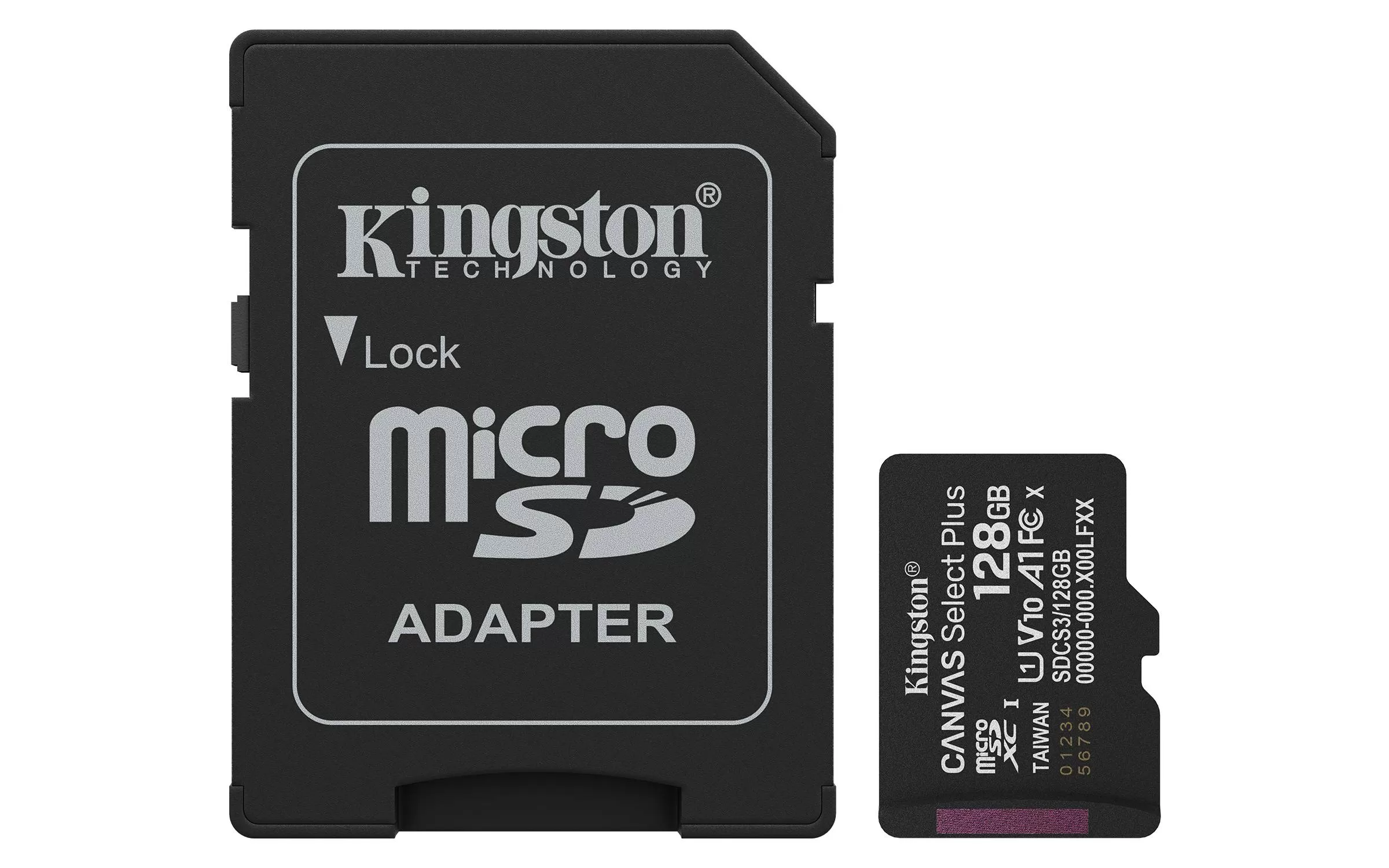 MEMORIA MICROSD KINGSTON CANVAS SELECT PLUS GEN3 128GB R.150MB/S CL10 UHS-I U1 V10 A1