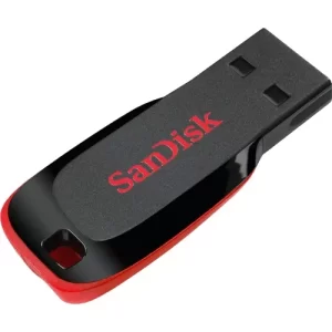 Memoria USB SanDisk Cruzer Blade Z50, 16GB, USB 2.0, Negro.