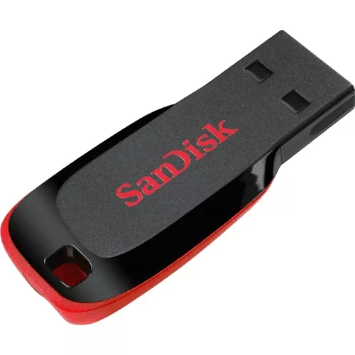 Memoria USB SanDisk Cruzer Blade Z50, 16GB, USB 2.0, Negro.