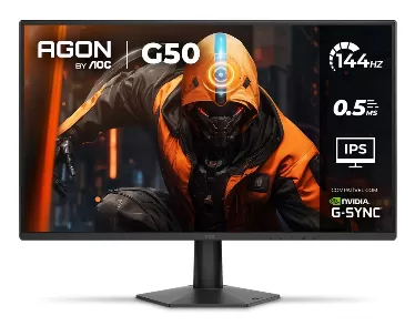 Monitor AOC GAMING 27G50F Brillo 300cd/m2 (Typical ) Tiempo de respuesta 0.05 ms (MPRT) Entrada de señal Hdmi 1.4 x DP Resolución 1920 x 1080 @ 144 HZ - Imagen 3