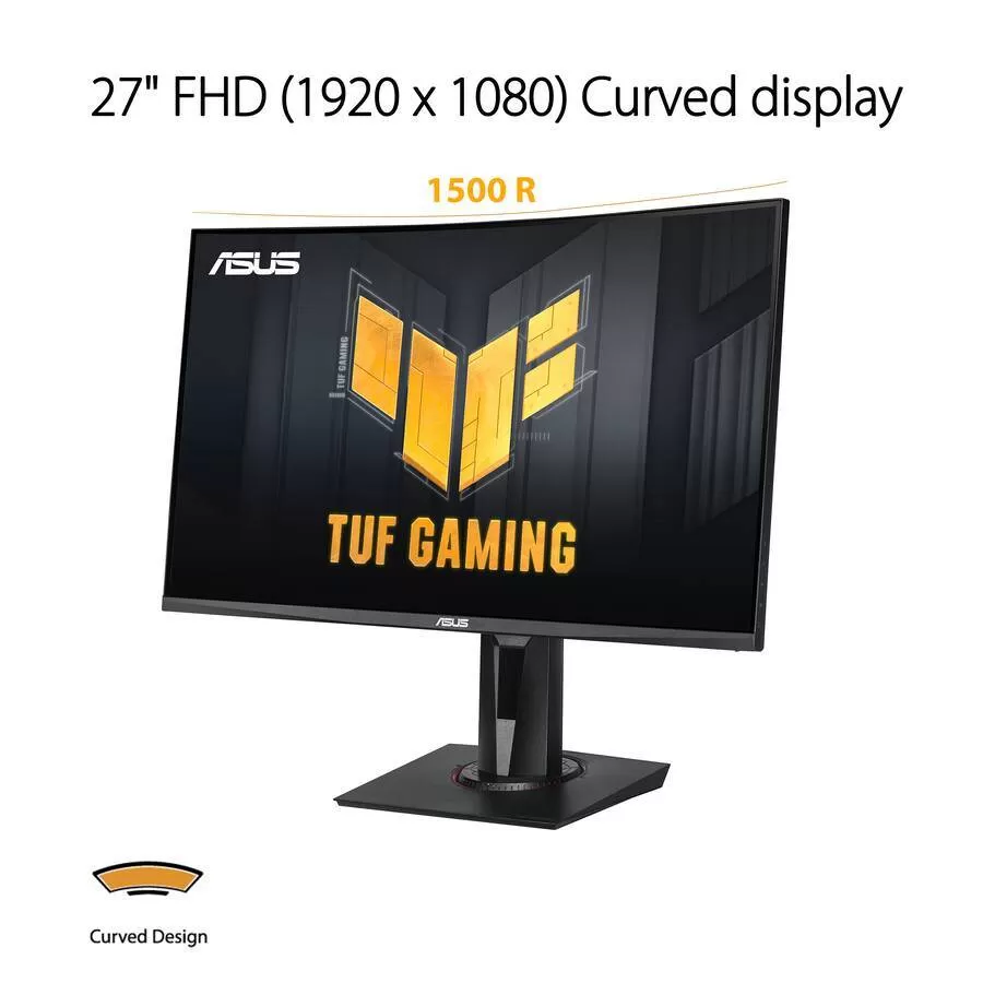 Monitor ASUS TUF Gaming VG27VQMY 27 Pulgadas Full HD 1920x1080, 240 Hz, HDMI, DP, VA - Imagen 2
