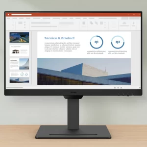 Monitor FHD 27 pulgadas, Contraste 1,000:1, Panel IPS 99% sRGB, 5 ms GTG, 100Hz, HDMIx2/D.P., Bocinas 2Wx2