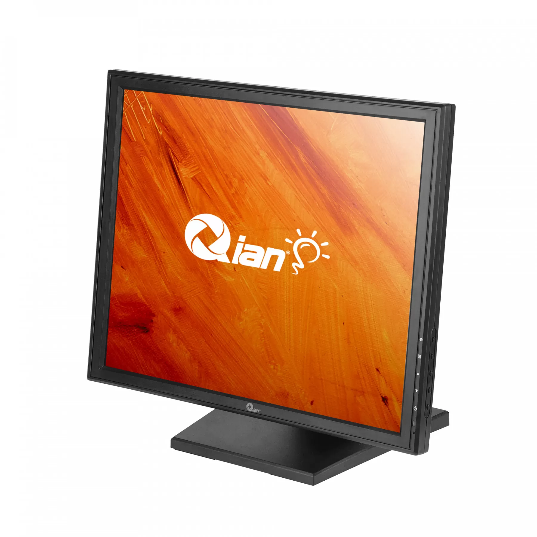 QIAN MONITOR TOUCH 17 PULGADAS TIAGO, 1280X1024P, FREC60HZ, CONECTIVIDAD VGA, HDMI Y USB, 5MS, 5 PUNTOS, INCLINACION 90 GRADOS MOD. QPM-17-01
